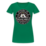 Camiseta premium mujer | Arte Runas The Northern Black Forge - verde 