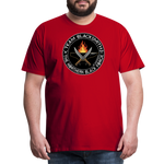 Camiseta prémium hombre | Team blacksmith knife The Northern Black Forge - rojo