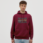 Sudadera clásica | KnifeMaker The Northern Black Forge - rojo bordeaux