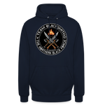 Sudadera clásica | Team Blacksmiths weapons The Northern Black Forge by Arte Runas - azul marino