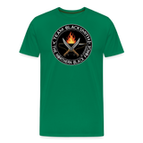 Camiseta prémium hombre | Team blacksmith knife The Northern Black Forge - verde 