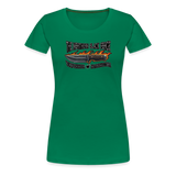 Camiseta premium mujer | KnifeMaker The Northern Black Forge - verde 