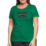 Camiseta premium mujer | KnifeMaker The Northern Black Forge - verde 