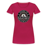 Camiseta premium mujer | Arte Runas The Northern Black Forge - rosado oscuro