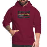 Sudadera clásica | KnifeMaker The Northern Black Forge - rojo bordeaux