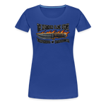 Camiseta premium mujer | KnifeMaker The Northern Black Forge - azul real