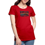 Camiseta premium mujer | KnifeMaker The Northern Black Forge - rojo