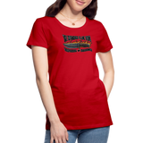 Camiseta premium mujer | KnifeMaker The Northern Black Forge - rojo