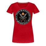 Camiseta premium mujer | Team Blacksmiths weapons The Northern Black Forge - rojo