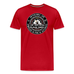 Camiseta prémium hombre | Arte Runas The Northern Black Forge - rojo