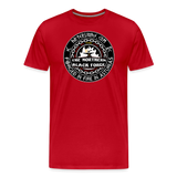 Camiseta prémium hombre | Arte Runas The Northern Black Forge - rojo