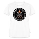Camiseta premium mujer | Team Blacksmiths weapons The Northern Black Forge - blanco