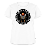 Camiseta premium mujer | Team Blacksmiths weapons The Northern Black Forge - blanco