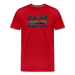 Camiseta prémium hombre | KnifeMaker The Northern Black Forge - rojo