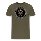 Camiseta prémium hombre | Team Blacksmiths weapons The Northern Black Forge - caqui