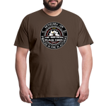 Camiseta prémium hombre | Arte Runas The Northern Black Forge - marrón noble