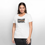 Camiseta premium mujer | KnifeMaker The Northern Black Forge - blanco