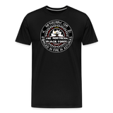 Camiseta prémium hombre | Arte Runas The Northern Black Forge - negro