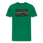 Camiseta prémium hombre | KnifeMaker The Northern Black Forge - verde 