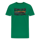Camiseta prémium hombre | KnifeMaker The Northern Black Forge - verde 