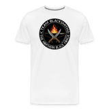 Camiseta prémium hombre | Team blacksmith knife The Northern Black Forge - blanco