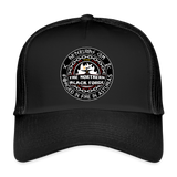 Gorra de malla - Arte Runas The Northern Black Forge - negro/negro