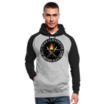 Sudadera dos tonos - Team Blacksmiths knife The Northern Black Forge - gris jaspeado/negro