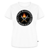 Camiseta premium mujer | Team Blacksmiths knife The Northern Black Forge - blanco