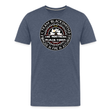 Camiseta prémium hombre | Team Blacksmiths The Northern Black Forge - azul jaspeado