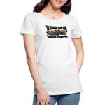 Camiseta premium mujer | KnifeMaker The Northern Black Forge - blanco