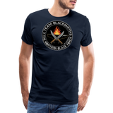 Camiseta prémium hombre | Team blacksmith knife The Northern Black Forge - azul marino