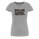 Camiseta premium mujer | KnifeMaker The Northern Black Forge - gris jaspeado