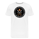 Camiseta prémium hombre | Team Blacksmiths weapons The Northern Black Forge - blanco