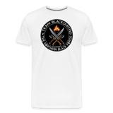 Camiseta prémium hombre | Team Blacksmiths weapons The Northern Black Forge - blanco