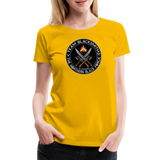 Camiseta premium mujer | Team Blacksmiths weapons The Northern Black Forge - amarillo sol