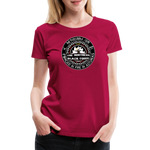 Camiseta premium mujer | Arte Runas The Northern Black Forge - rosado oscuro