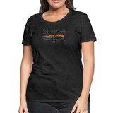 Camiseta premium mujer | KnifeMaker The Northern Black Forge - antracita