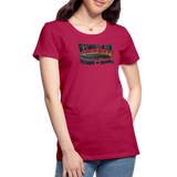 Camiseta premium mujer | KnifeMaker The Northern Black Forge - rosado oscuro