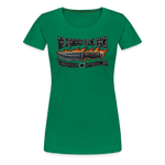 Camiseta premium mujer | KnifeMaker The Northern Black Forge - verde 