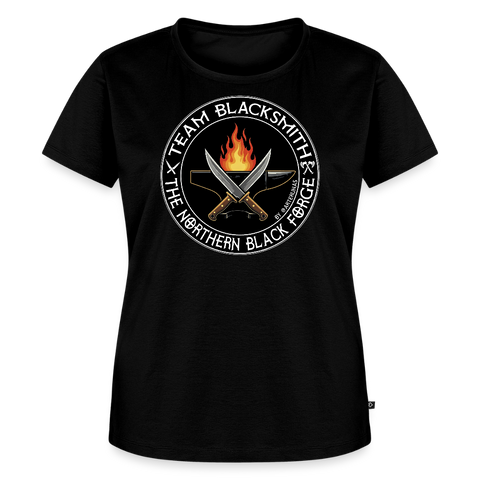 Camiseta premium mujer | Team Blacksmiths knife The Northern Black Forge - negro
