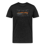 Camiseta prémium hombre | KnifeMaker The Northern Black Forge - antracita