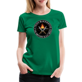 Camiseta premium mujer | Team Blacksmiths knife The Northern Black Forge - verde 