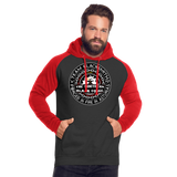 Sudadera dos tonos - Team Blacksmiths The Northern Black Forge - negro/rojo