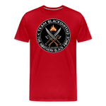 Camiseta prémium hombre | Team Blacksmiths weapons The Northern Black Forge - rojo