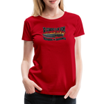 Camiseta premium mujer | KnifeMaker The Northern Black Forge - rojo