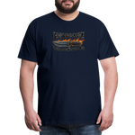 Camiseta prémium hombre | KnifeMaker The Northern Black Forge - azul marino