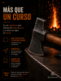 Tarjeta regalo curso de forja - Forja tu propia hacha a partir de un martillo
